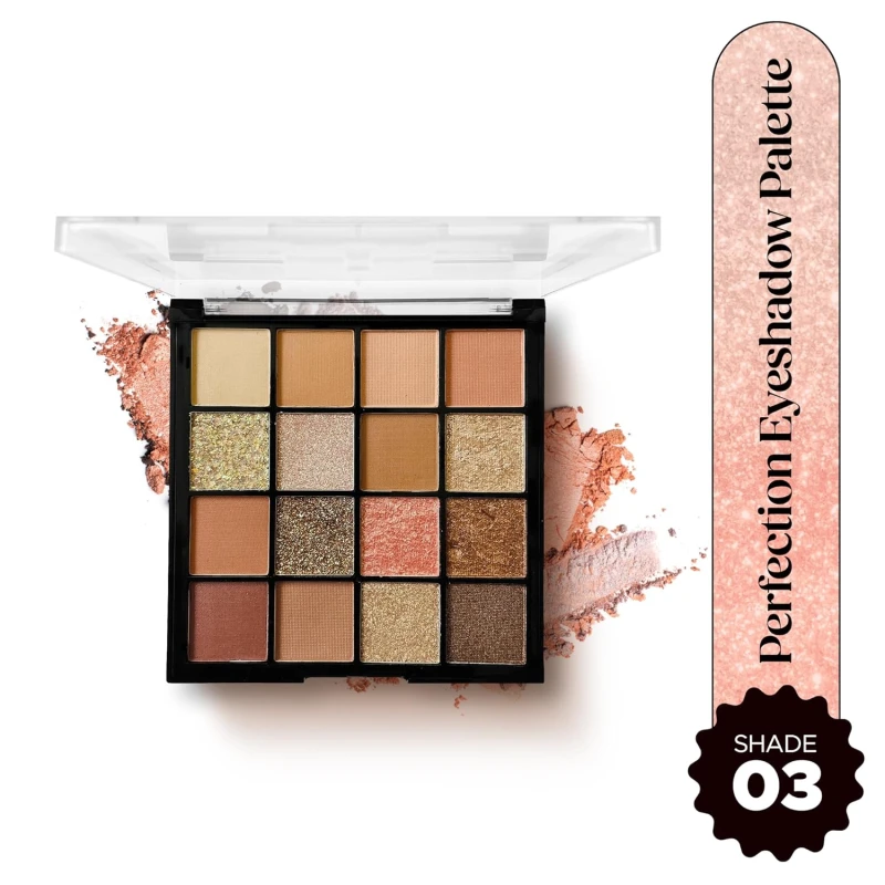 Hilary Rhoda Eyeshadow Palette | 16 Multicolor Matte & Shimmer Shades | Eye Makeup Highly Pigmented, Long-Lasting, Waterproof & Blendable Eye Makeup | Professional & Beginner Friendly (Shade 3) – 20.8g thumbnail 2